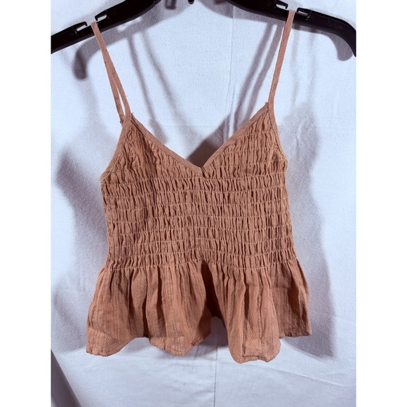 SHEIN Tops - SHEIN Small‎ Boho Festival brown Strap Elastic Top